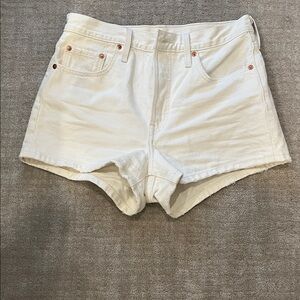Levi's Cream 501 Jean Shorts for Women